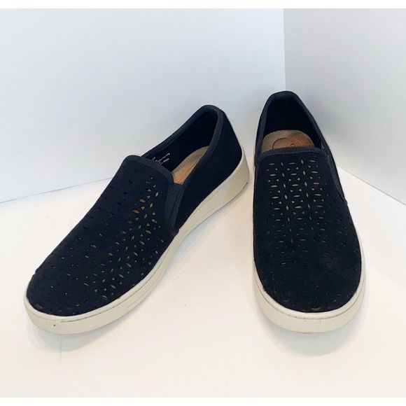 Croft & Barrow Tracey Slip On Sneaker Shoes Black Ortholite Women’s Size 7.5 - Picture 3 of 11